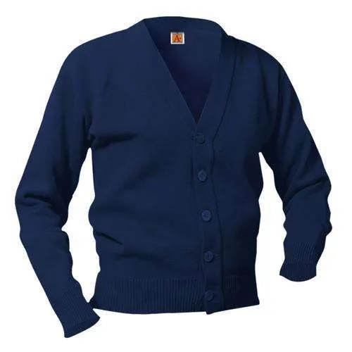 6305 Classic V-Neck Uniform Cardigan Sweater