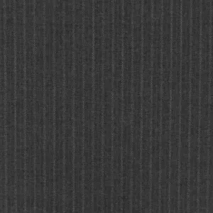 Anchor Gray-Gray Stripe Wool-Poly Twill Woven Suiting Fabric