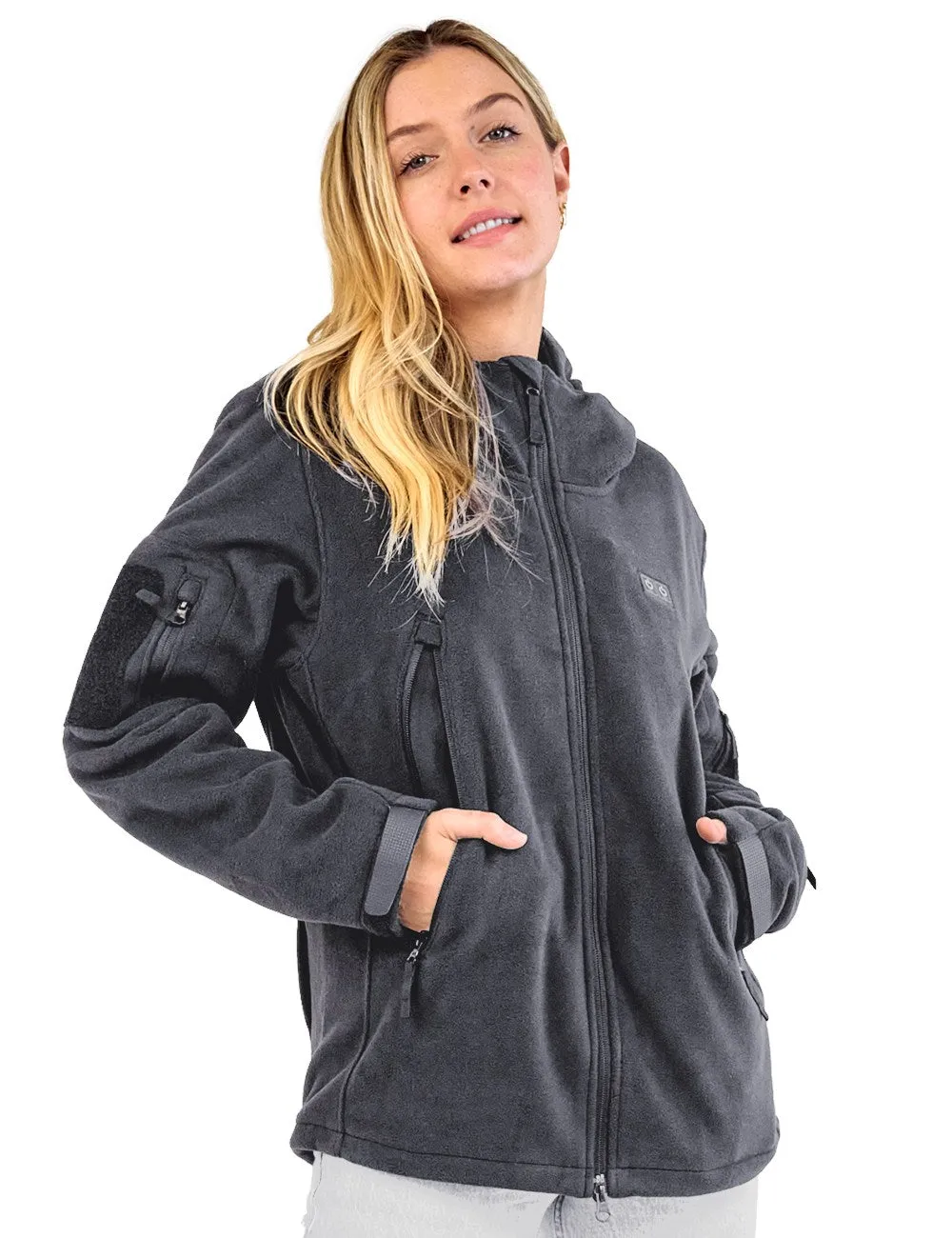 ANTARCTICA GEAR Heated Jacket, Polar Fleece Coat for Women