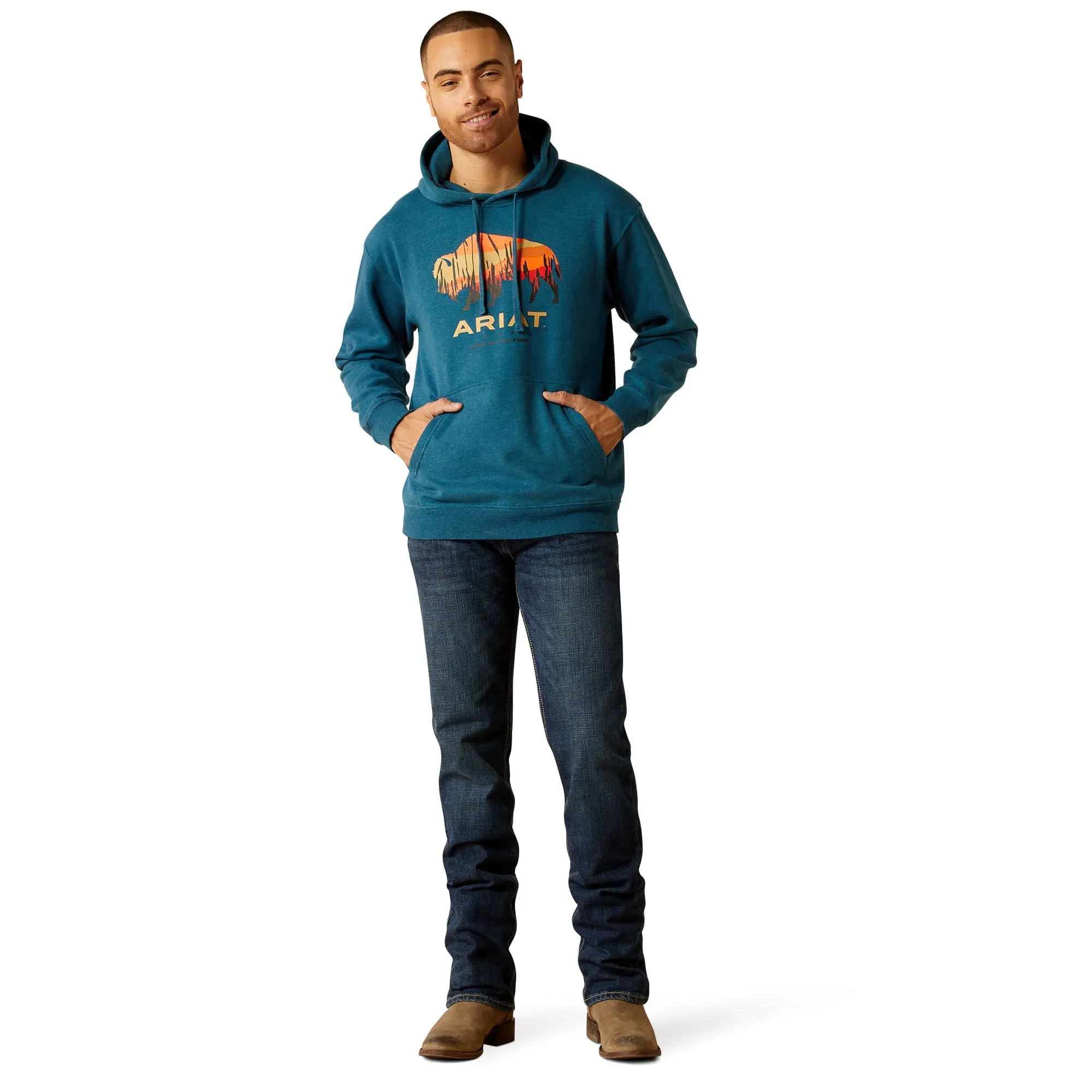 Ariat Men's Bison Plains Hoodie