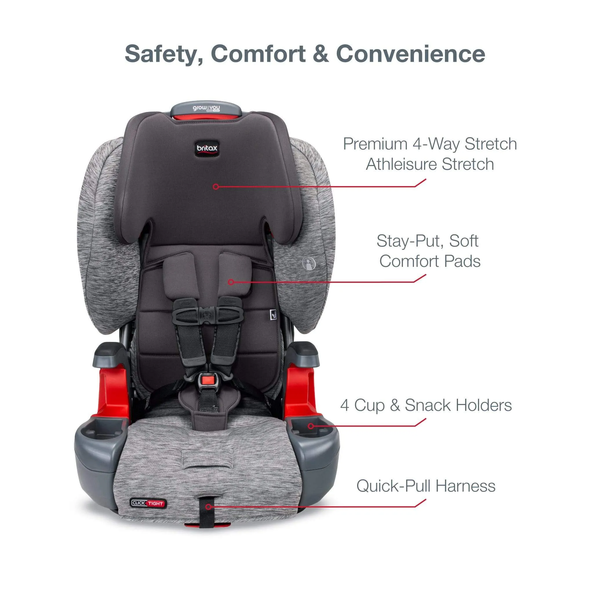 Britax Grow With You Clicktight Booster Seat