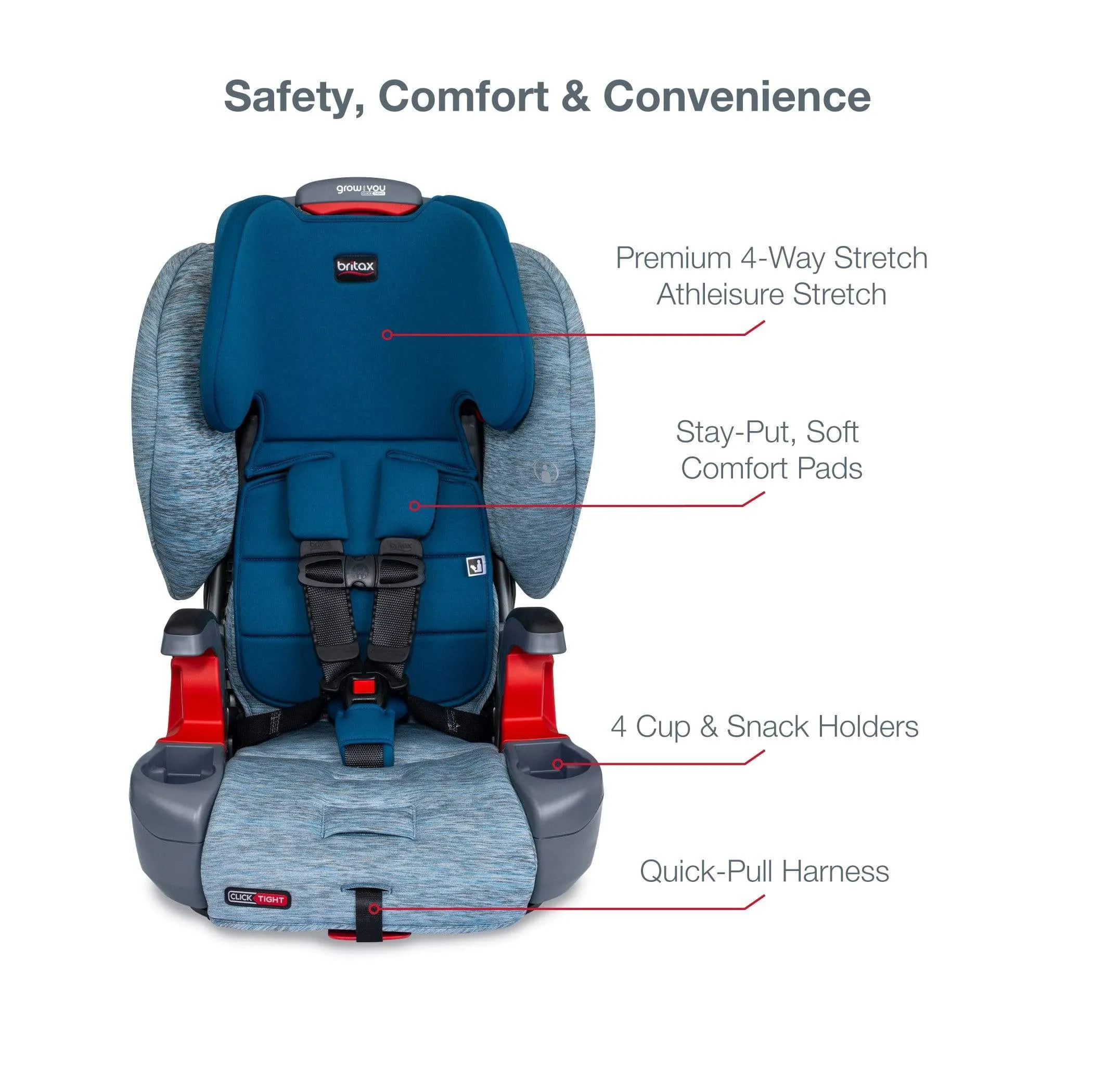 Britax Grow With You Clicktight Booster Seat