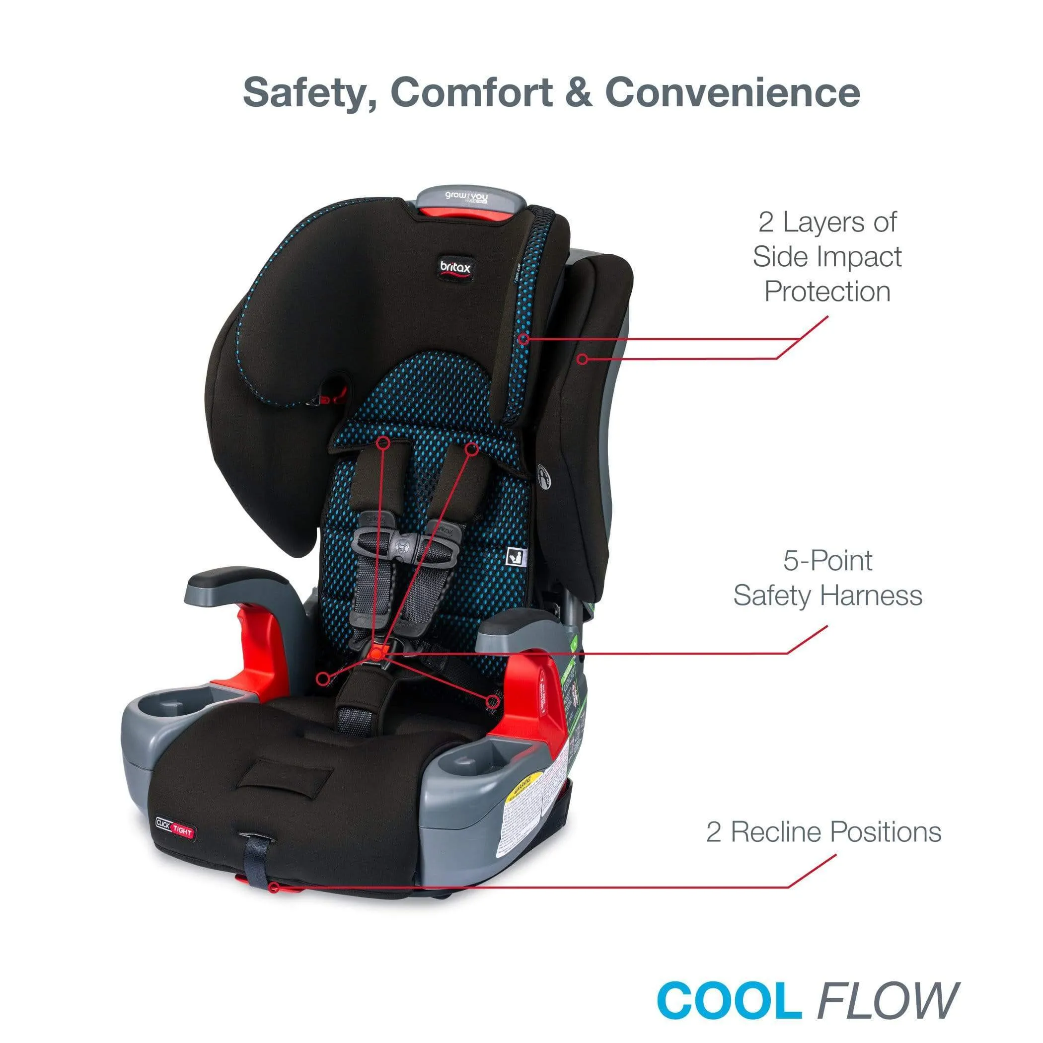 Britax Grow With You Clicktight Booster Seat