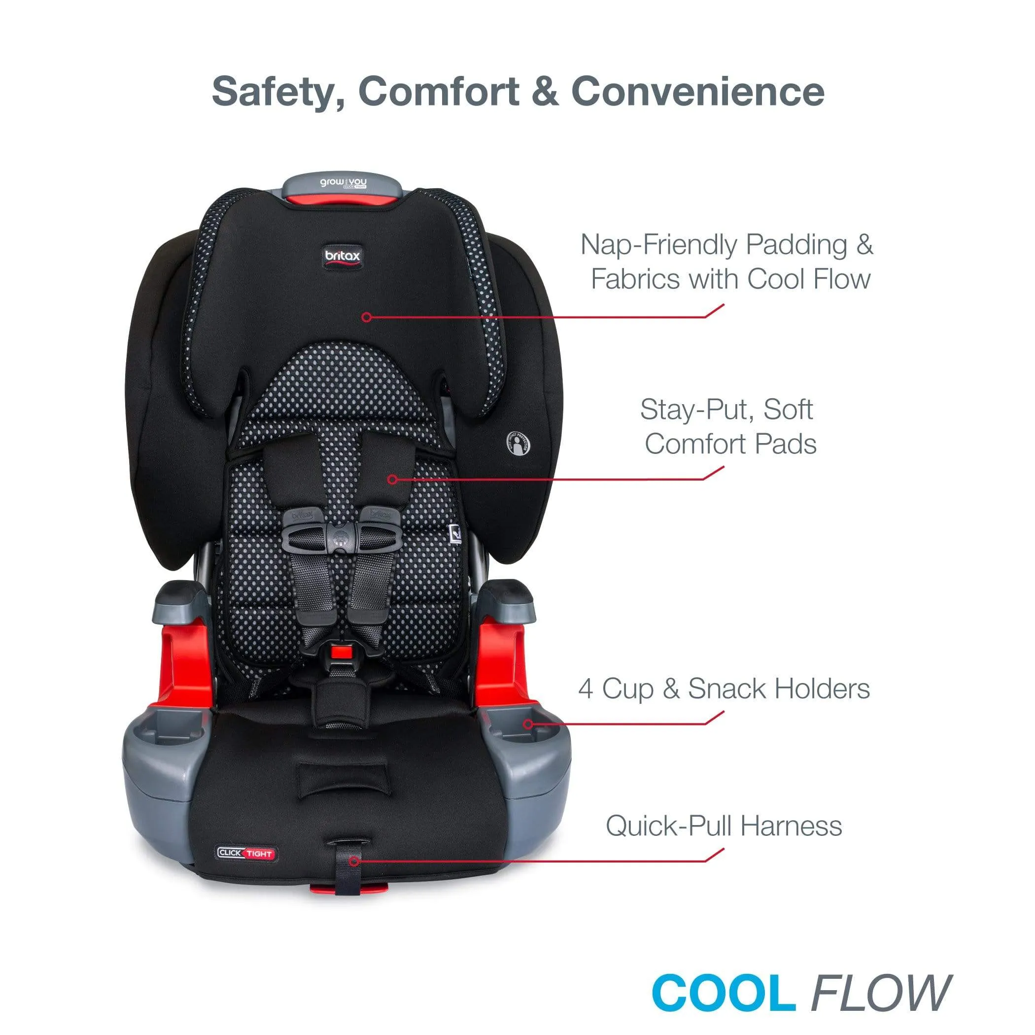 Britax Grow With You Clicktight Booster Seat