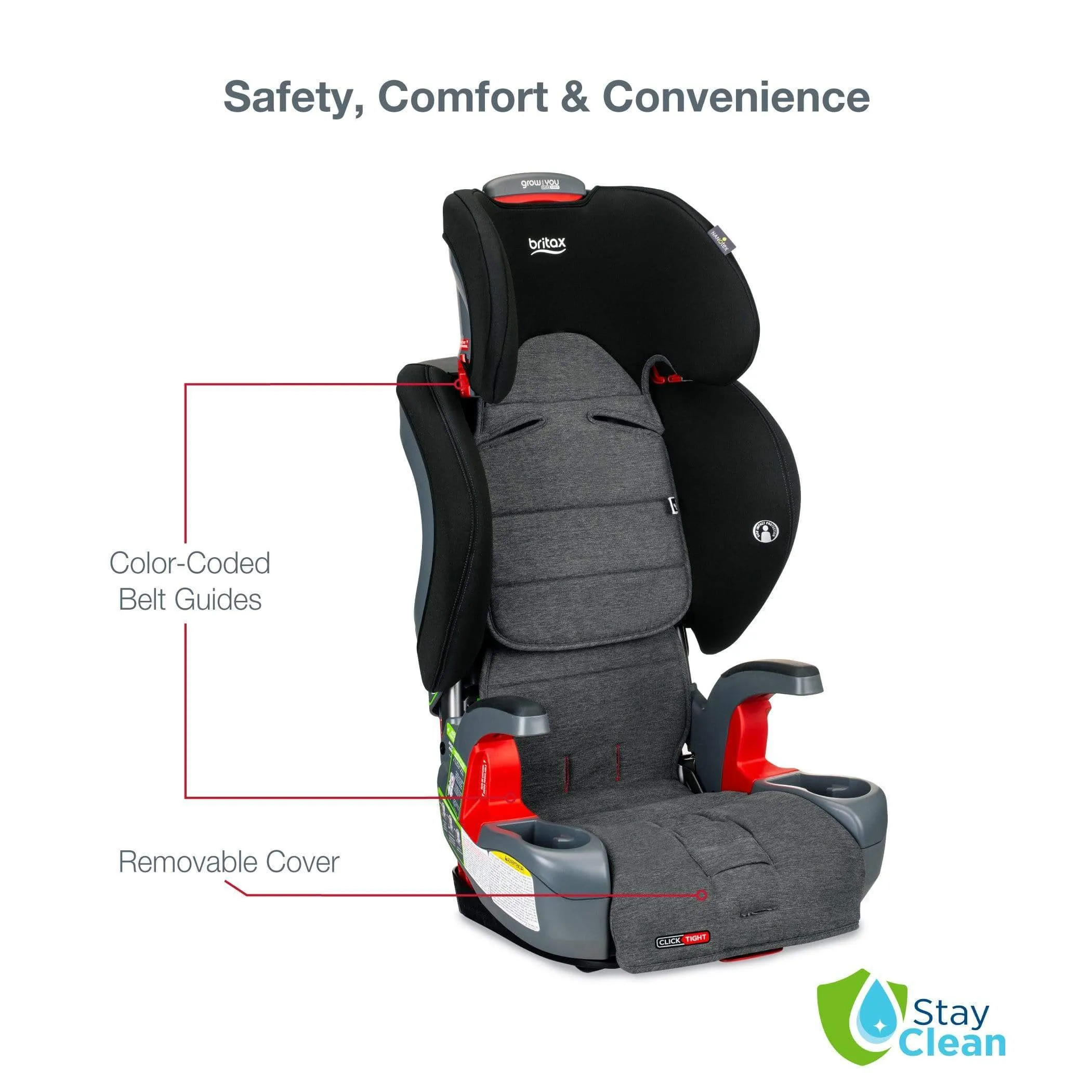 Britax Grow With You Clicktight Booster Seat