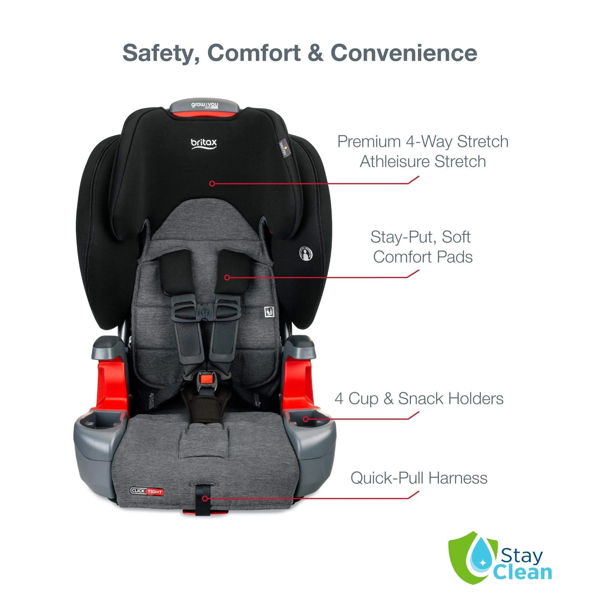 Britax Grow With You Clicktight Booster Seat