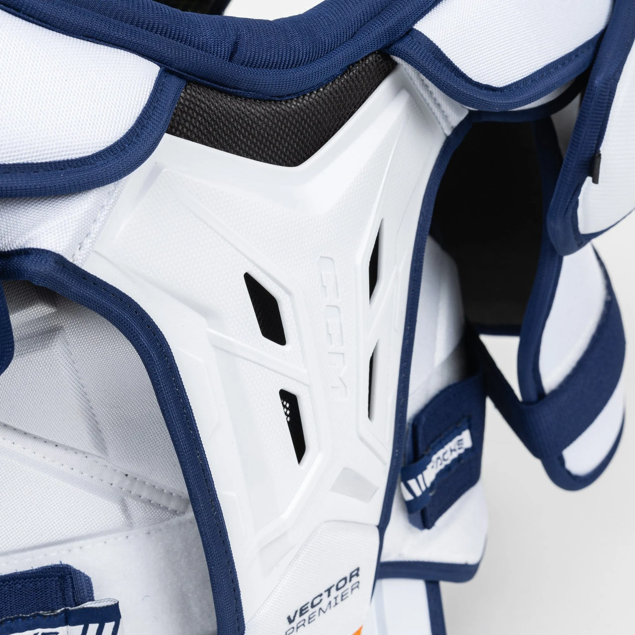 CCM Tacks Vector Premier Junior Hockey Shoulder Pads - 2024