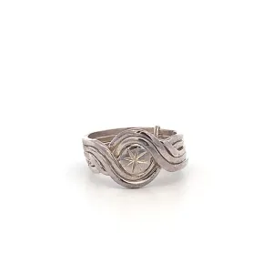 Corey 5-Band Puzzle 925 Sterling Silver Ring 6