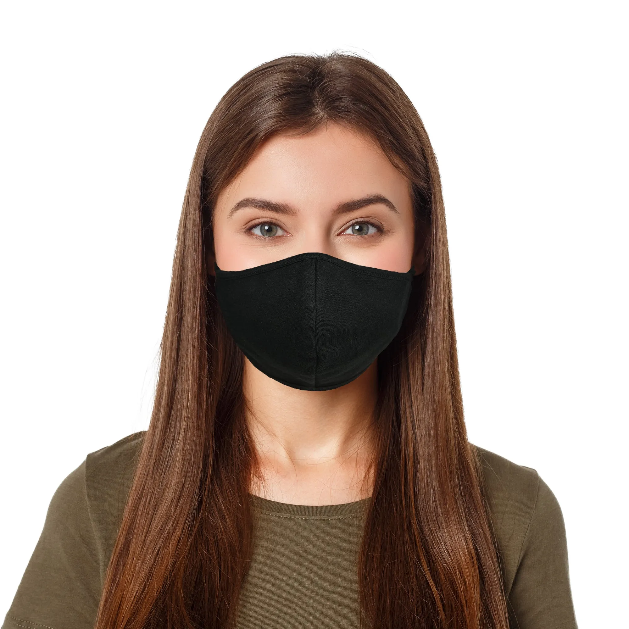 Dalix Cloth Face Mask Reuseable Washable Made in USA - S-M , L-XL Size