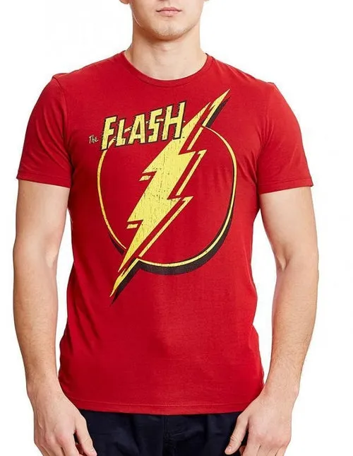 DC Comics Flash Out Red Half Sleeve Men T-Shirt