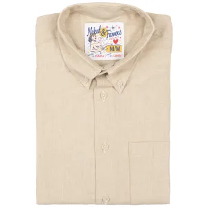 Easy Shirt - Melange Soft Twill - Pale Taupe