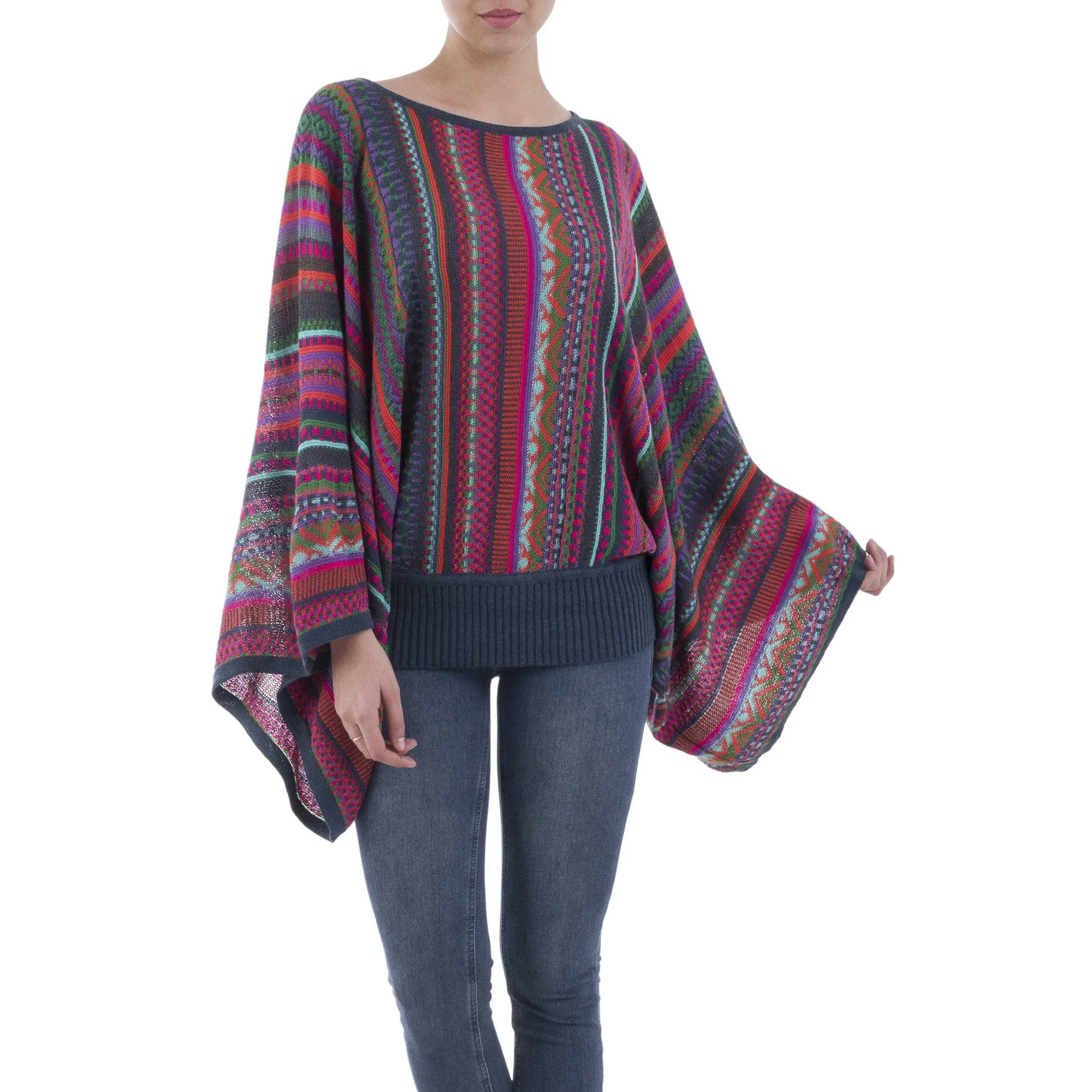 Fiesta of Color Striped Sweater