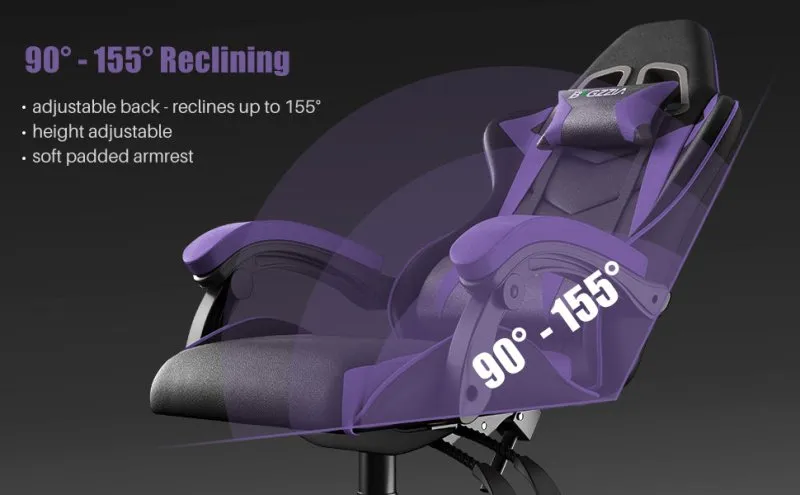 Gaming&Office Chair Ergonomic Computer Desk Chair with Headrest and Lumbar Support-New Color！