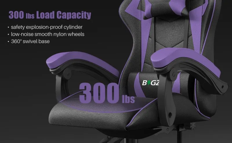 Gaming&Office Chair Ergonomic Computer Desk Chair with Headrest and Lumbar Support-New Color！