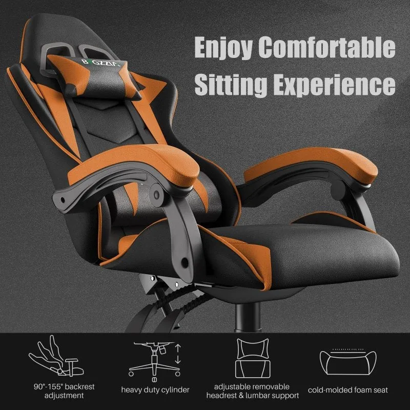 Gaming&Office Chair Ergonomic Computer Desk Chair with Headrest and Lumbar Support-New Color！