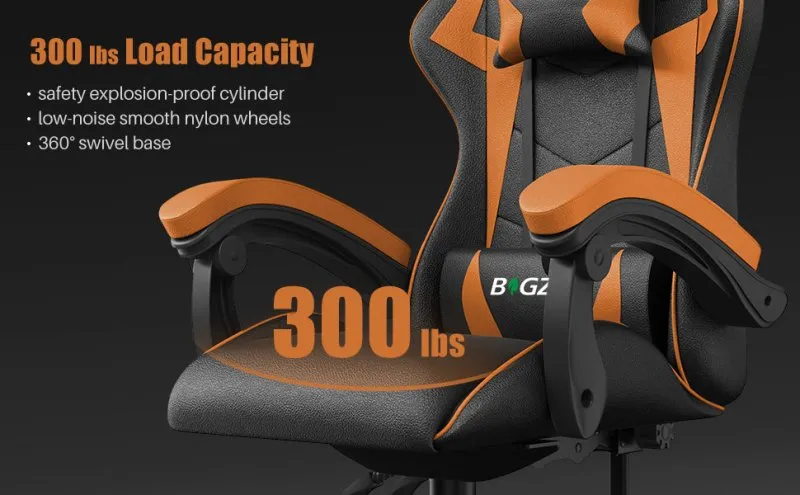 Gaming&Office Chair Ergonomic Computer Desk Chair with Headrest and Lumbar Support-New Color！