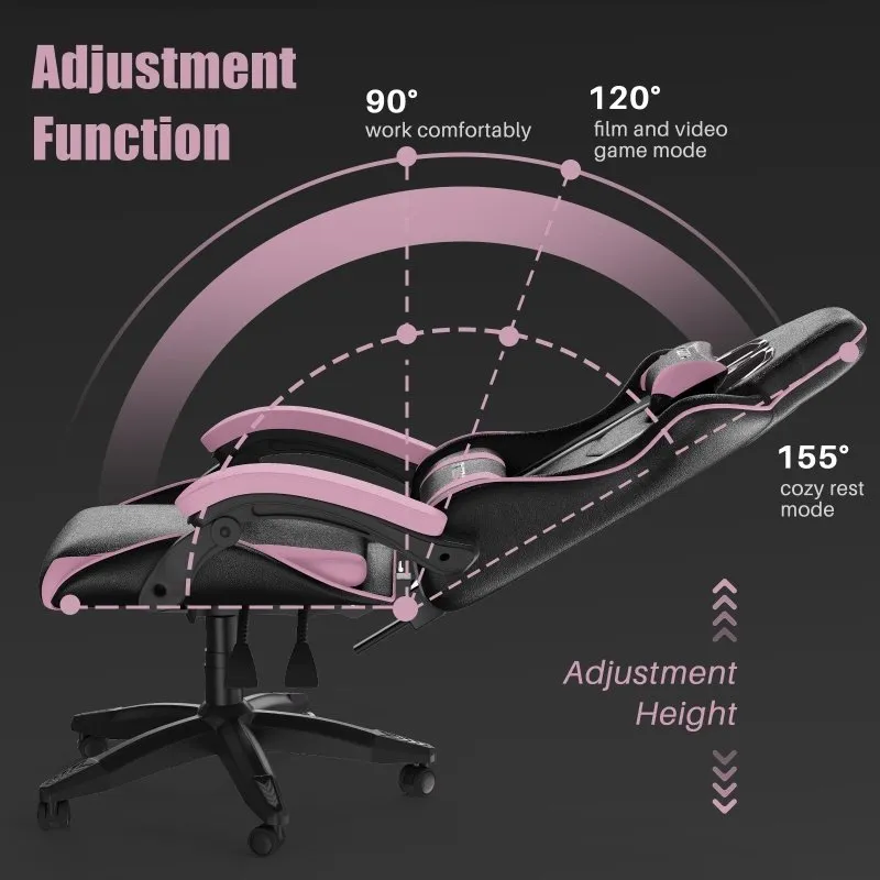 Gaming&Office Chair Ergonomic Computer Desk Chair with Headrest and Lumbar Support-New Color！