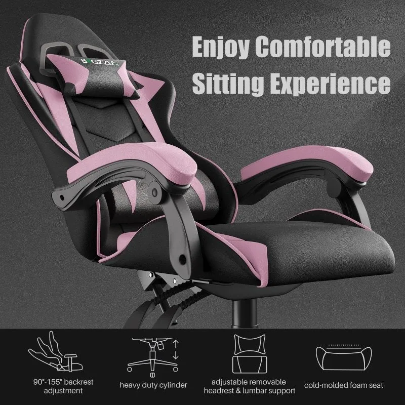 Gaming&Office Chair Ergonomic Computer Desk Chair with Headrest and Lumbar Support-New Color！