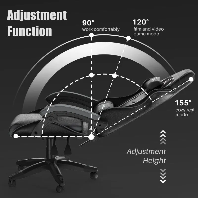 Gaming&Office Chair Ergonomic Computer Desk Chair with Headrest and Lumbar Support-New Color！