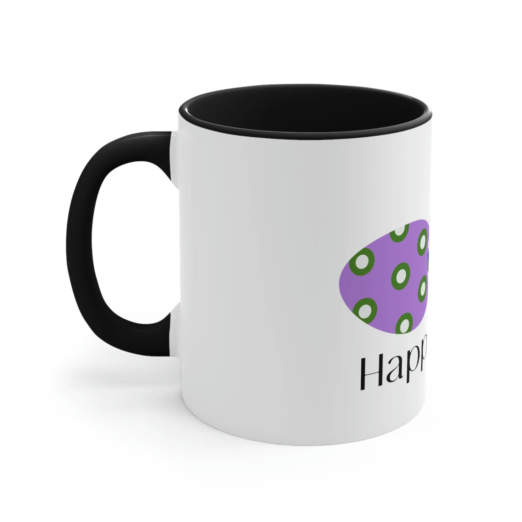 Genderqueer Flag Accent Coffee Mug Easter Festival - Happy Easter