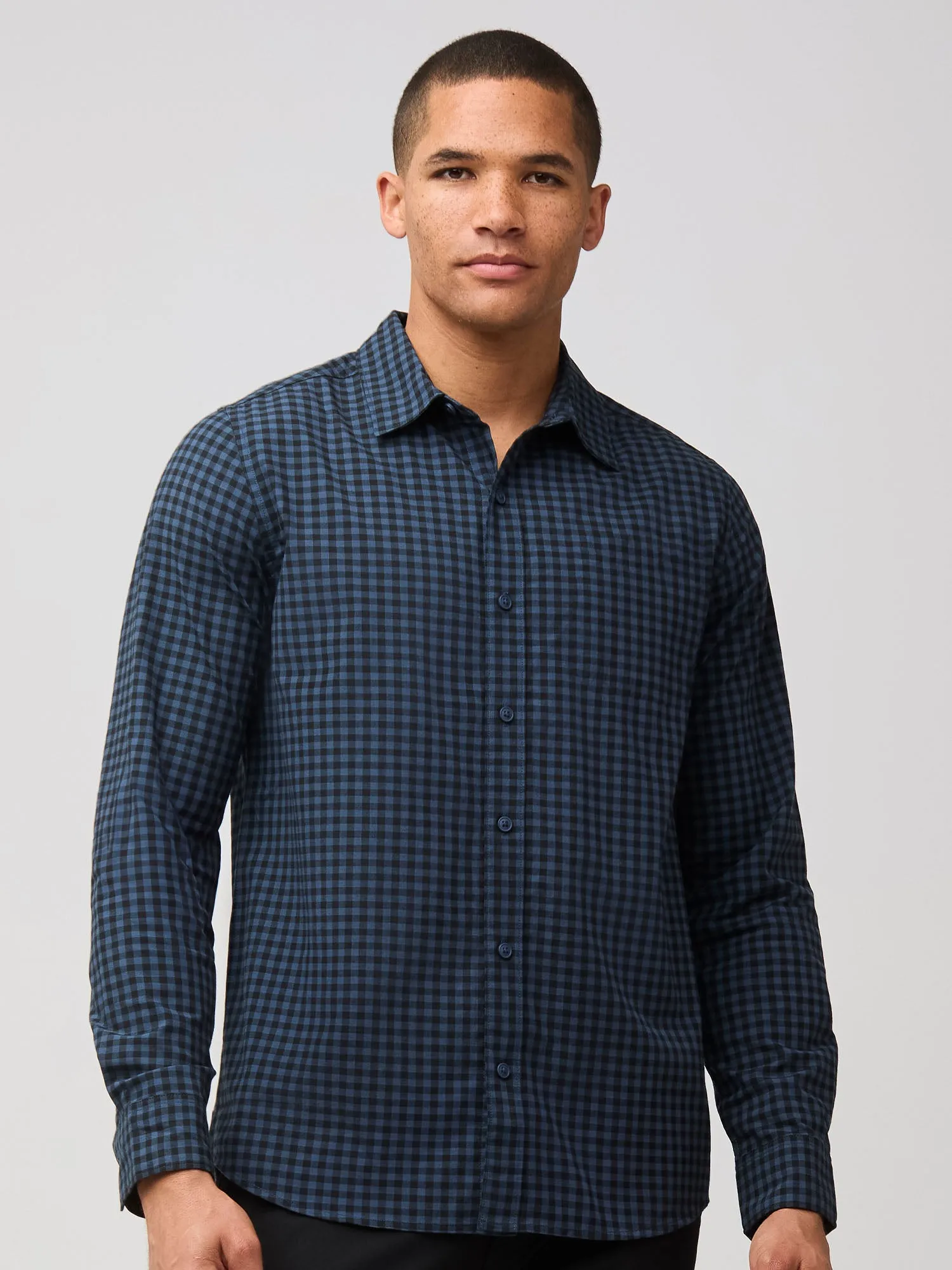 Gingham Long Sleeve Button Up 2-Pack