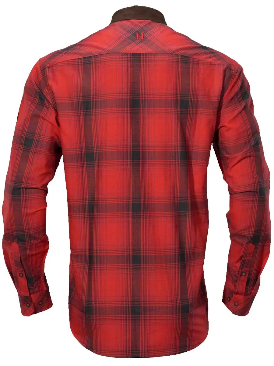 HARKILA Driven Hunt Flannel Shirt - Mens - Red/Black Check