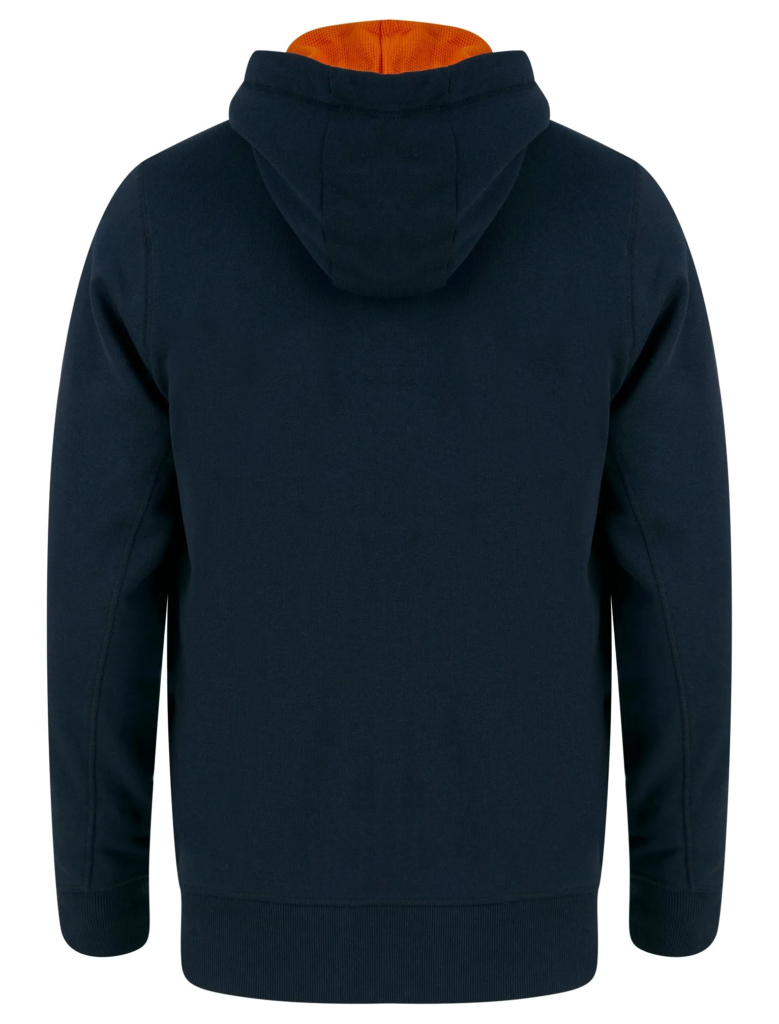 Invidia Motif Brushback Fleece Zip Through Hoodie in Sky Captain Navy - Tokyo Laundry