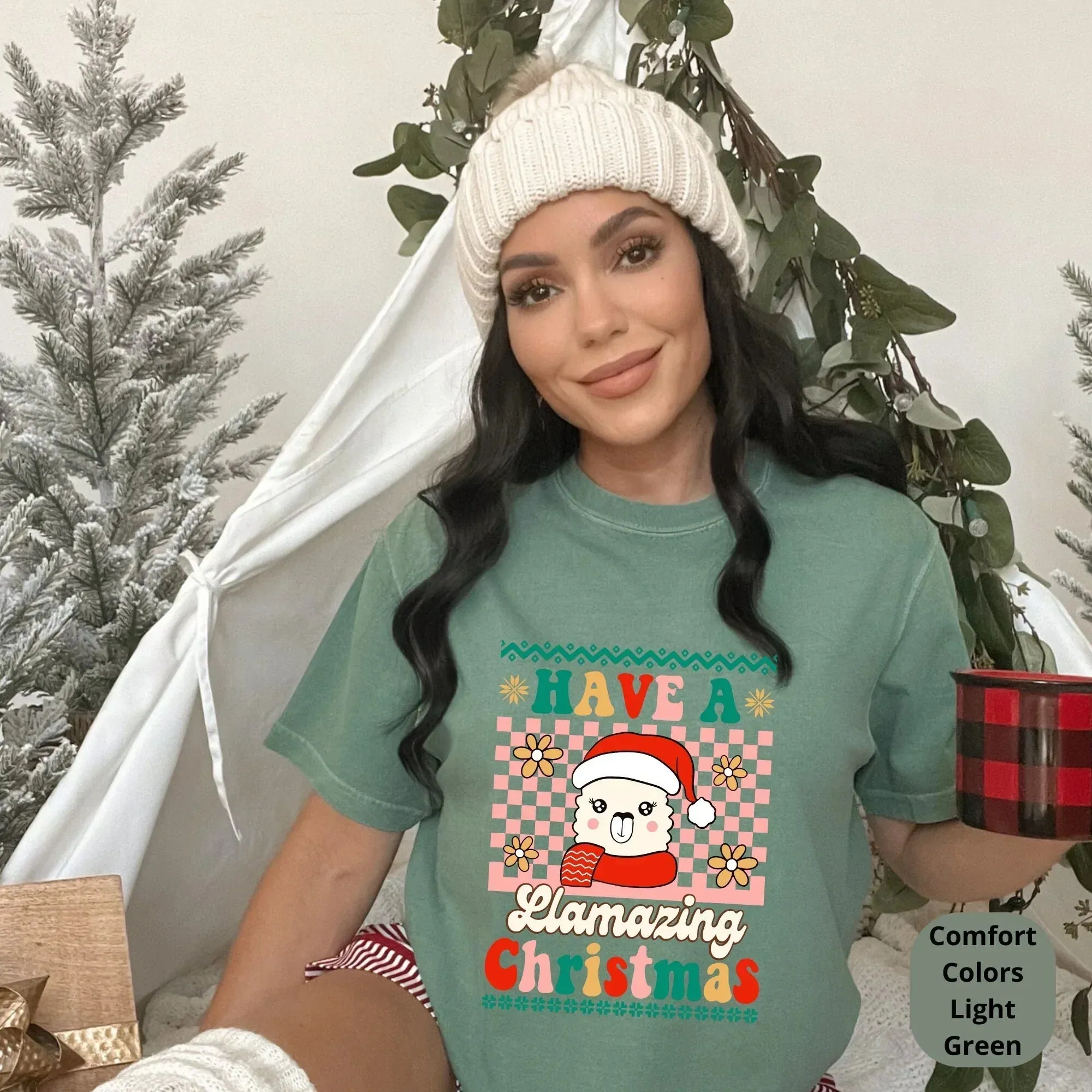 Llama Ugly Christmas Shirt