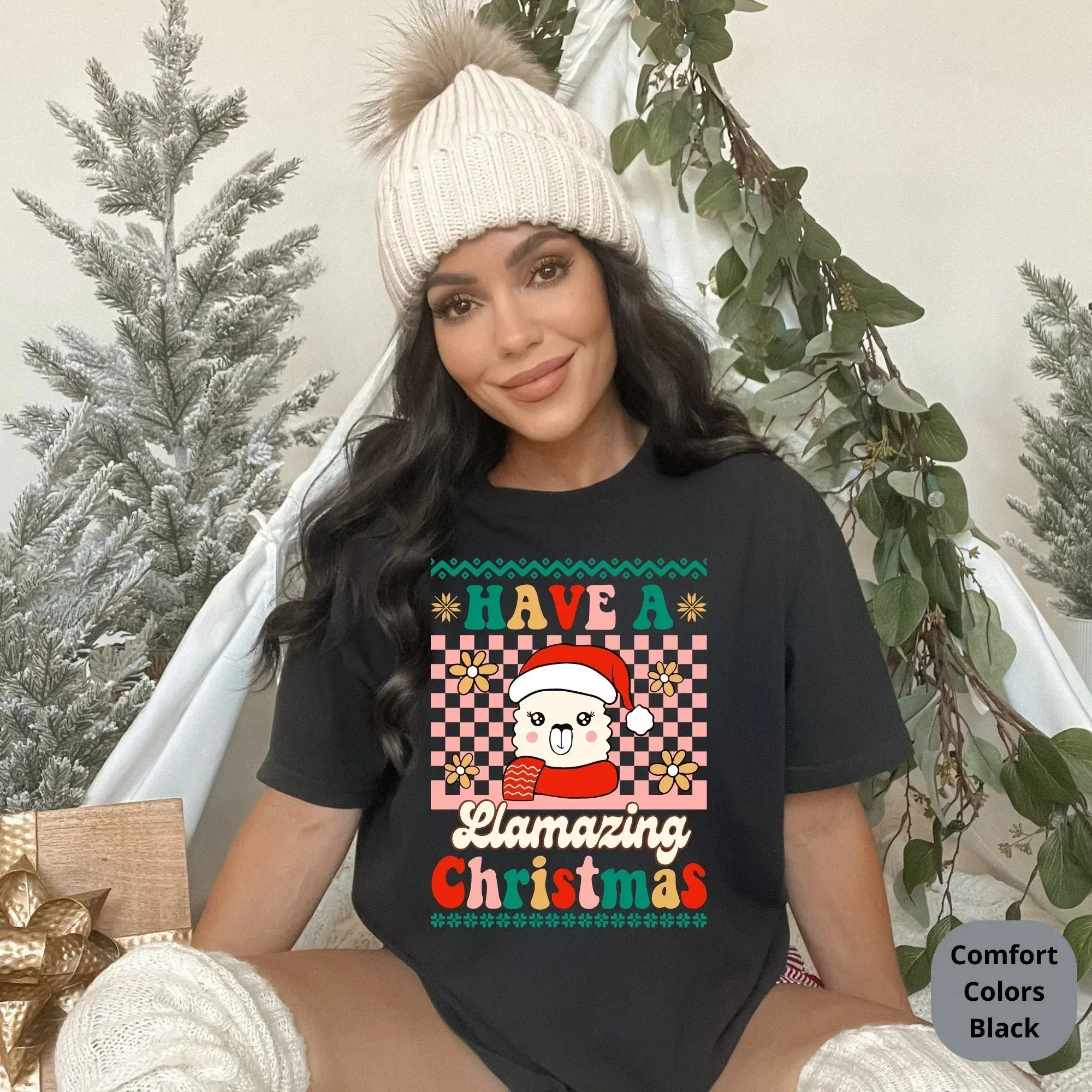 Llama Ugly Christmas Shirt