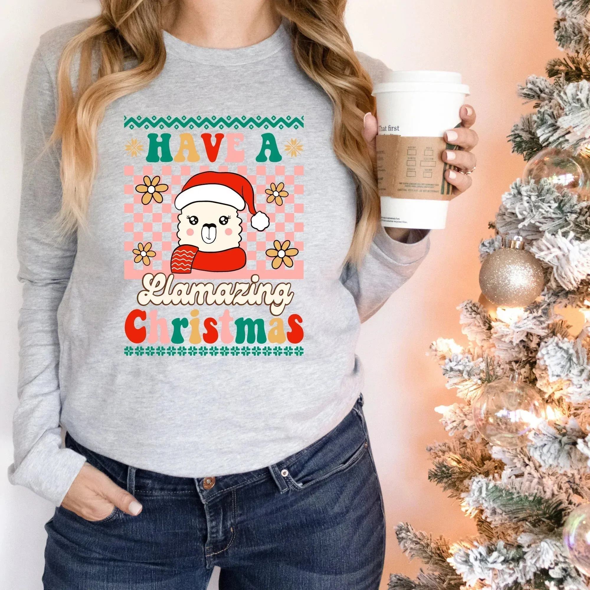 Llama Ugly Christmas Shirt