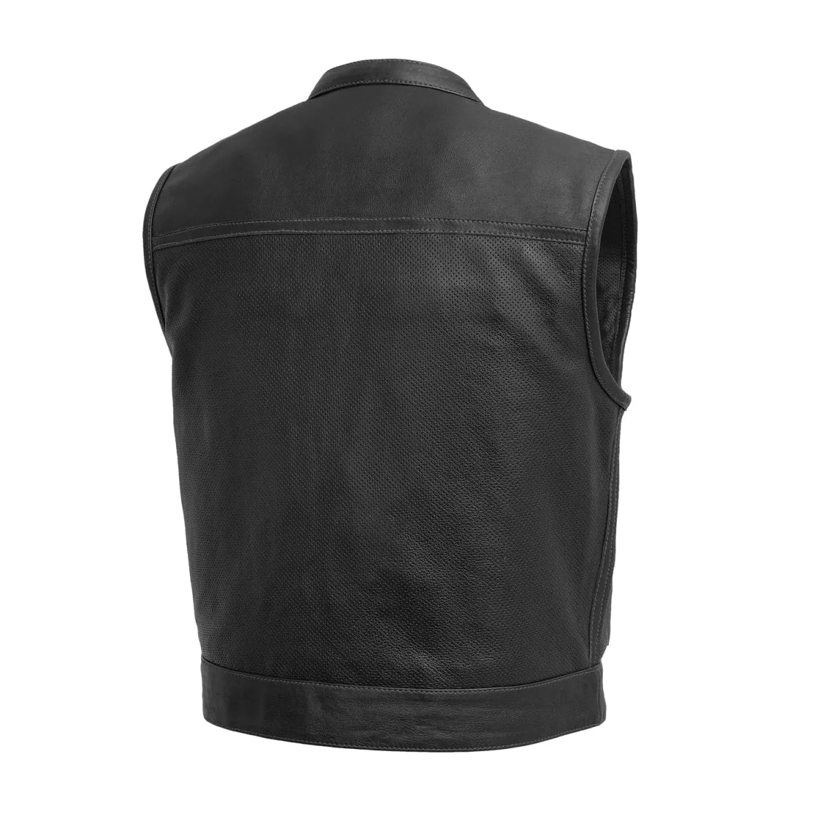 Lowrider Perforated Men's Leather Vest