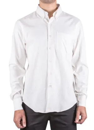 Off-White Soft Twill Long Sleeve Buttondown Shirt