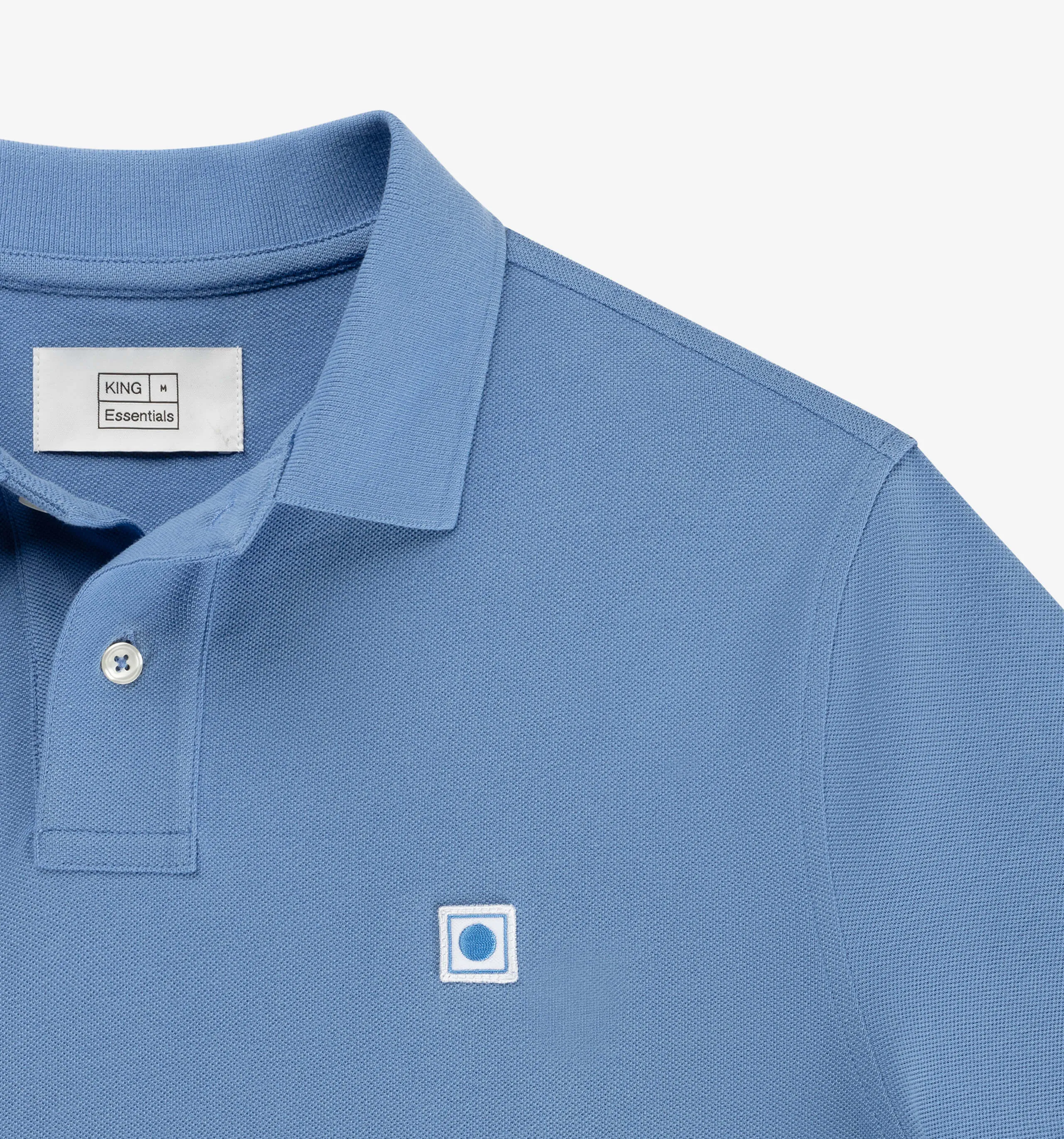 Pique Polo Blue