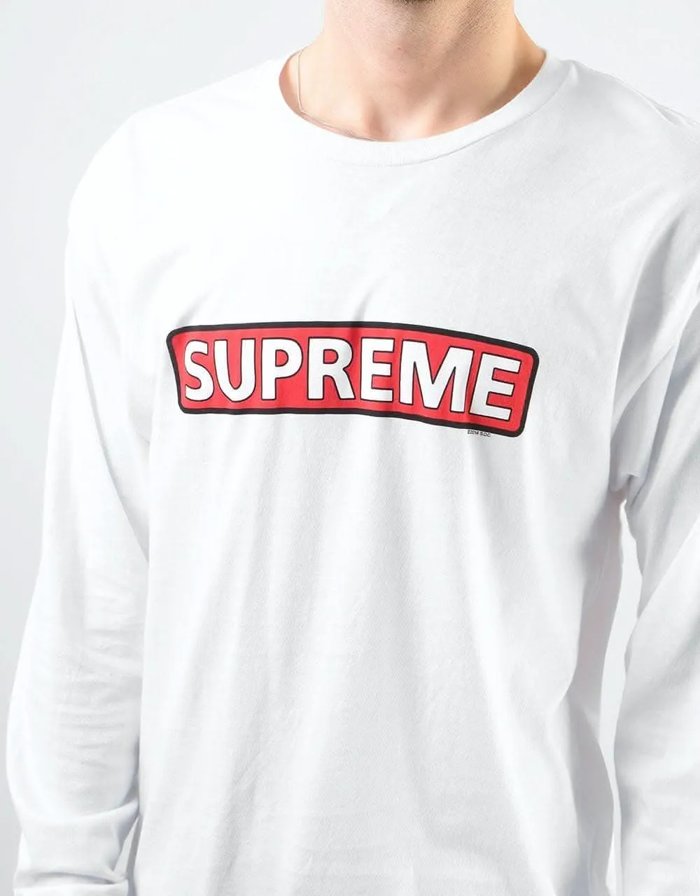 Powell Peralta Supreme L/S T-Shirt - White