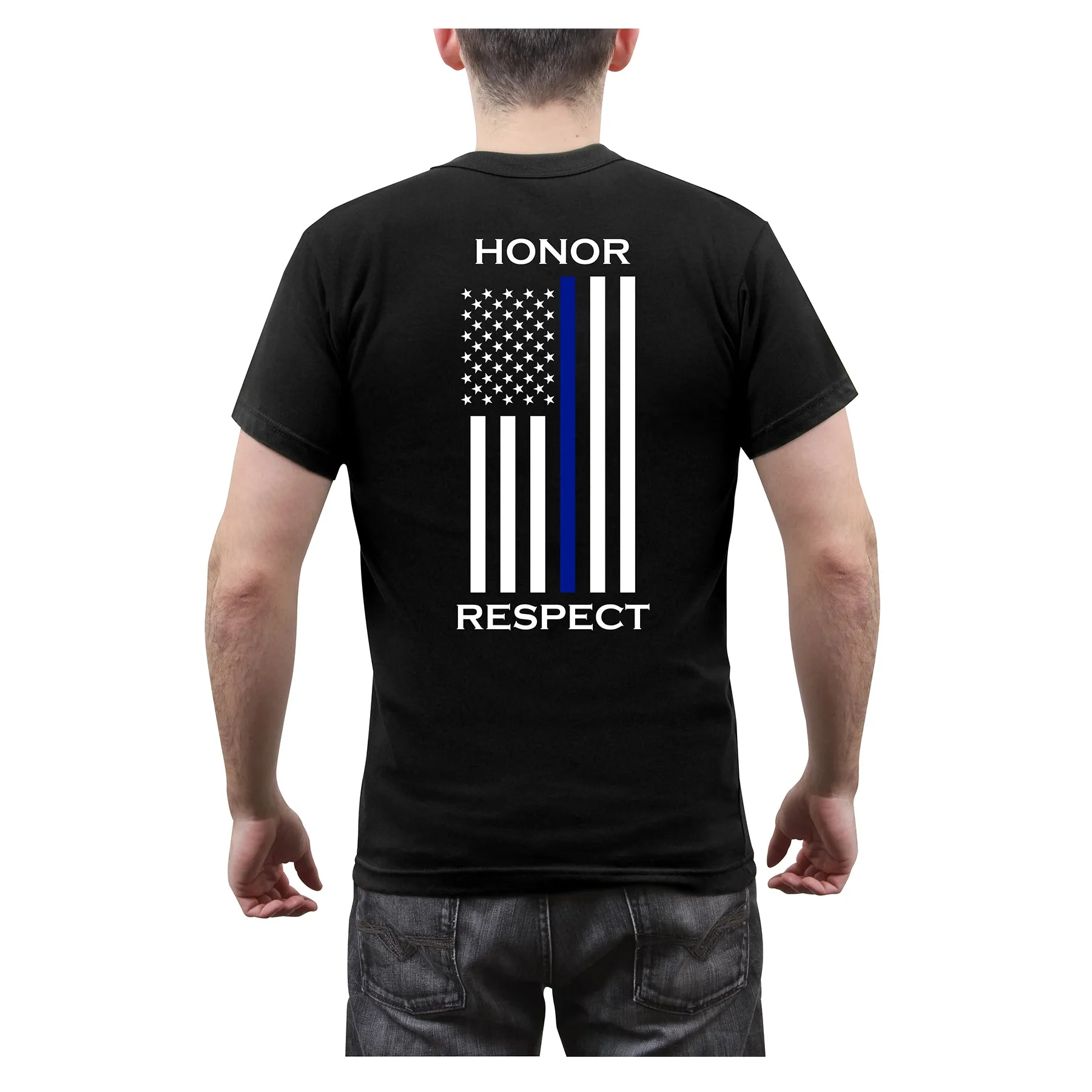 [Public Safety] Honor Respect Thin Blue Line T-Shirts