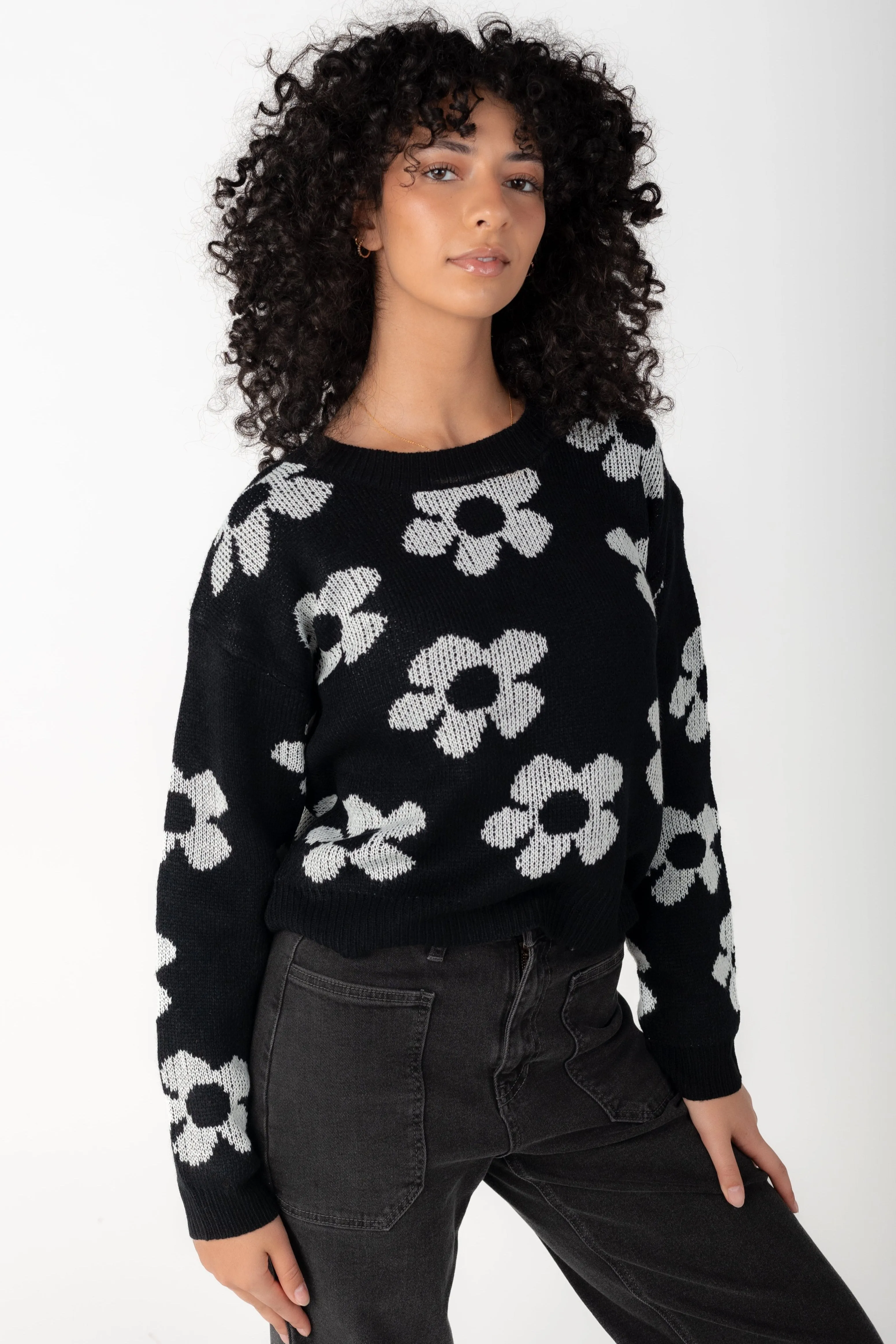 Quinn Floral Sweater