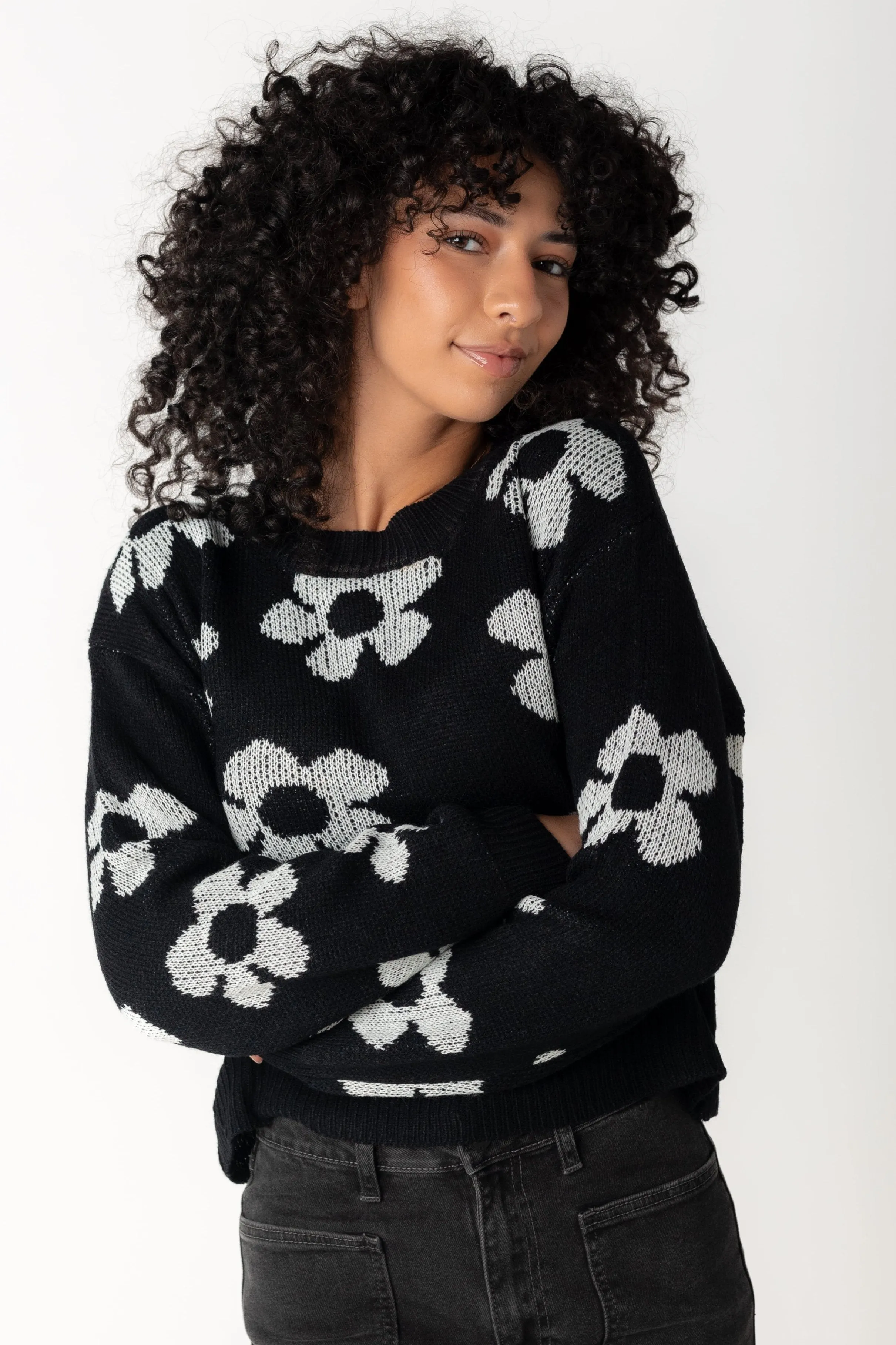 Quinn Floral Sweater