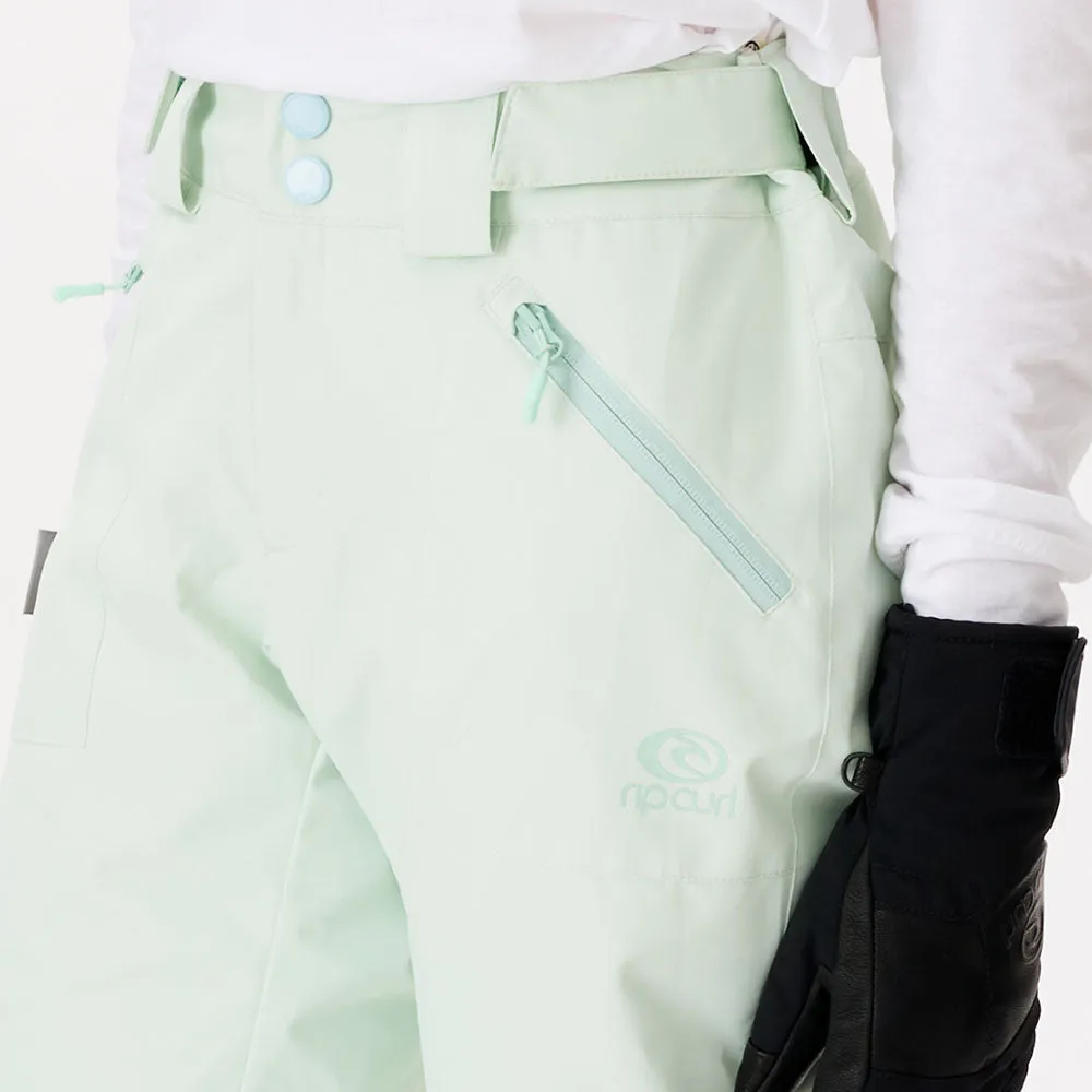 Rip Curl Womens Rider High Waist Snowboard/Ski Pant - Mint