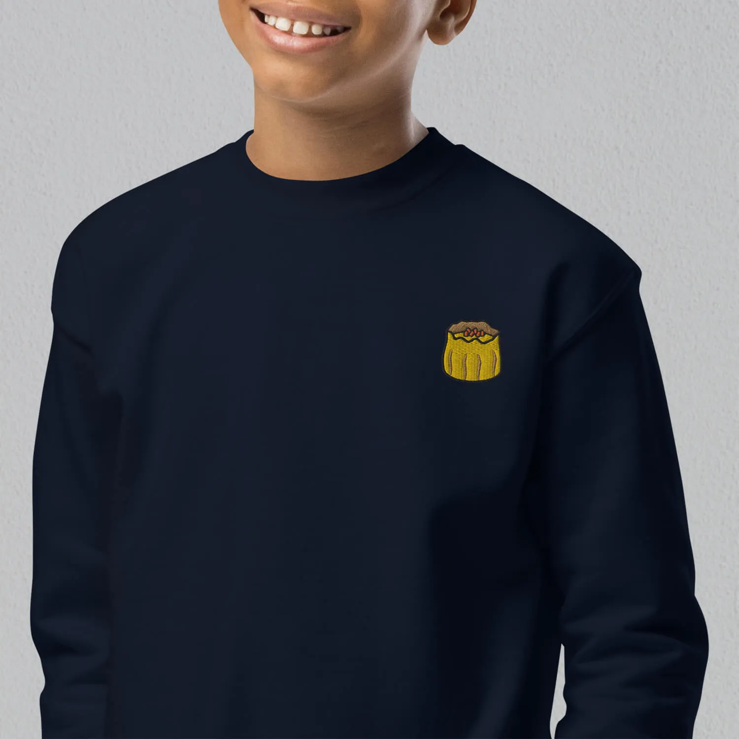 Shumai Embroidered Kids Sweatshirt