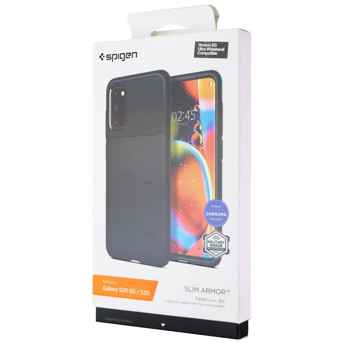 Spigen Slim Armor Dual Layer Case for Samsung Galaxy S20 / S20 5G - Black