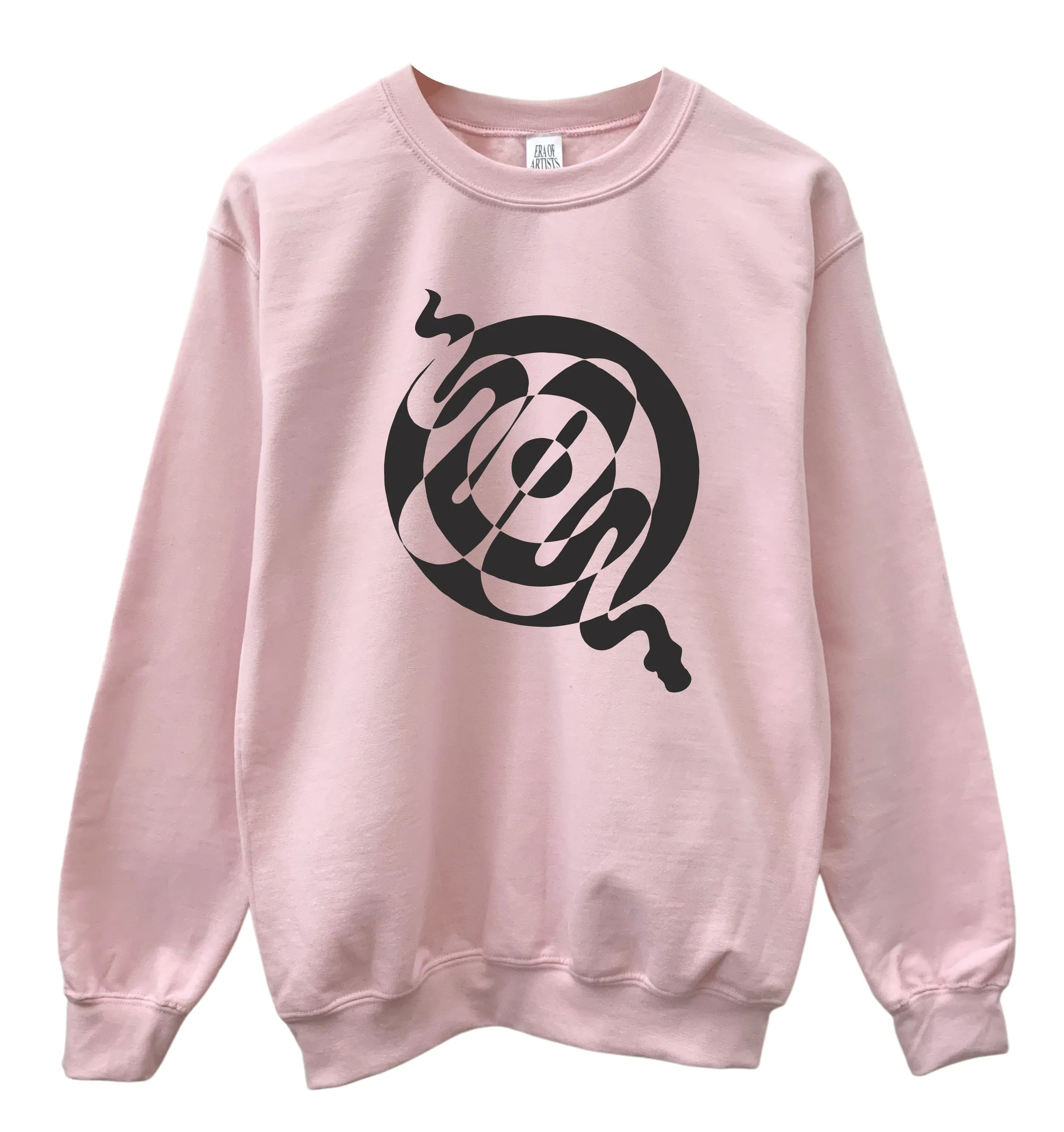 Spiral Snake Graphic Unisex Crewneck Sweatshirt - Color Options Available