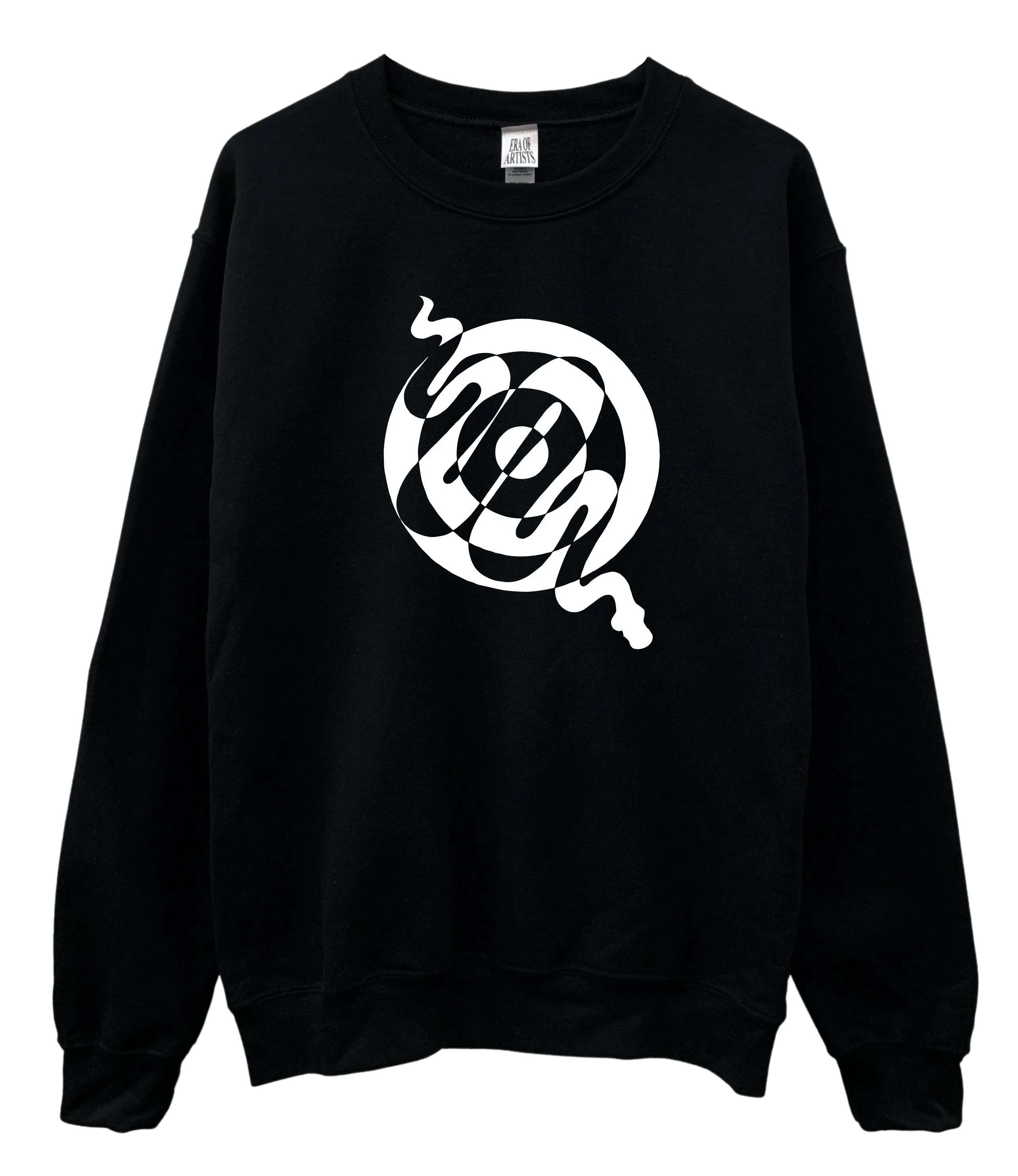 Spiral Snake Graphic Unisex Crewneck Sweatshirt - Color Options Available