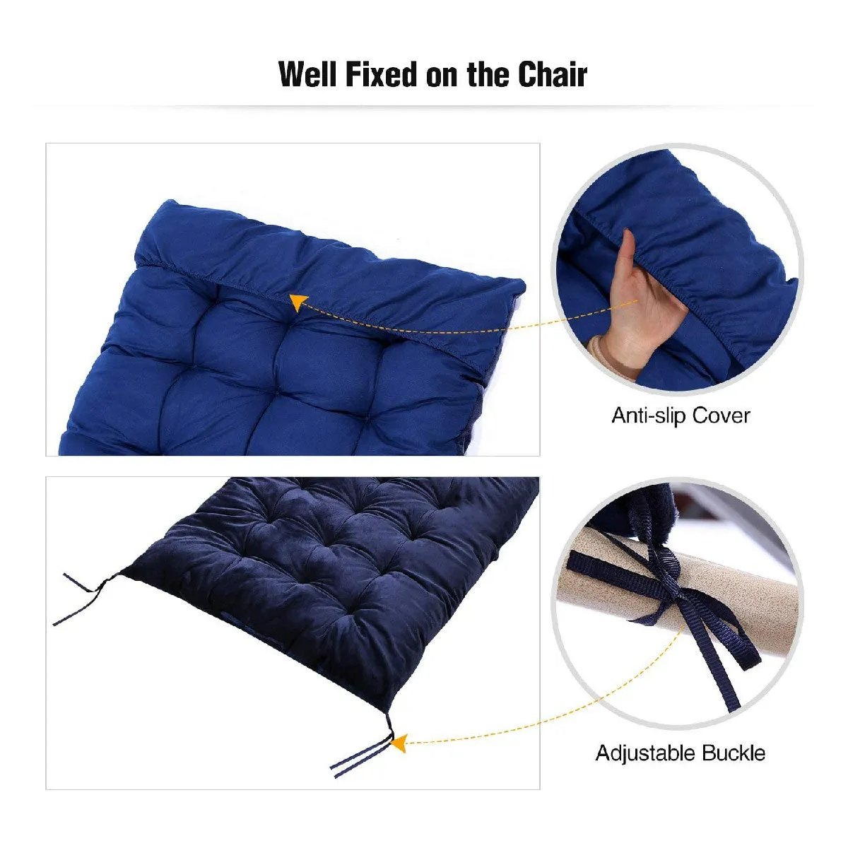 Thicker Soft Comfortable Chaise Lounge Chair Cushion