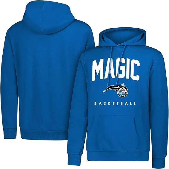 Ultra Game NBA Official Men's Super Soft Teamster Hoodie Sweatshirt, Orlando Magic, Team Color|Orlando Magic