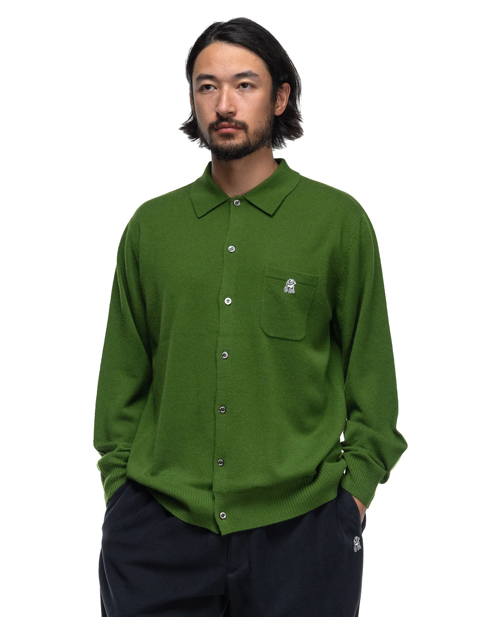 US2D4901 Knit Moss Green