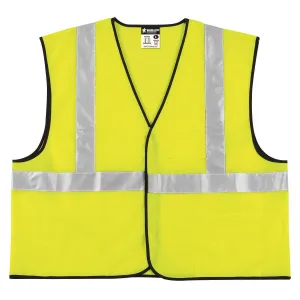 VCL2SLL MCR Class 2,Polyester,Safety Vest,2" Silver Stripe,LIME