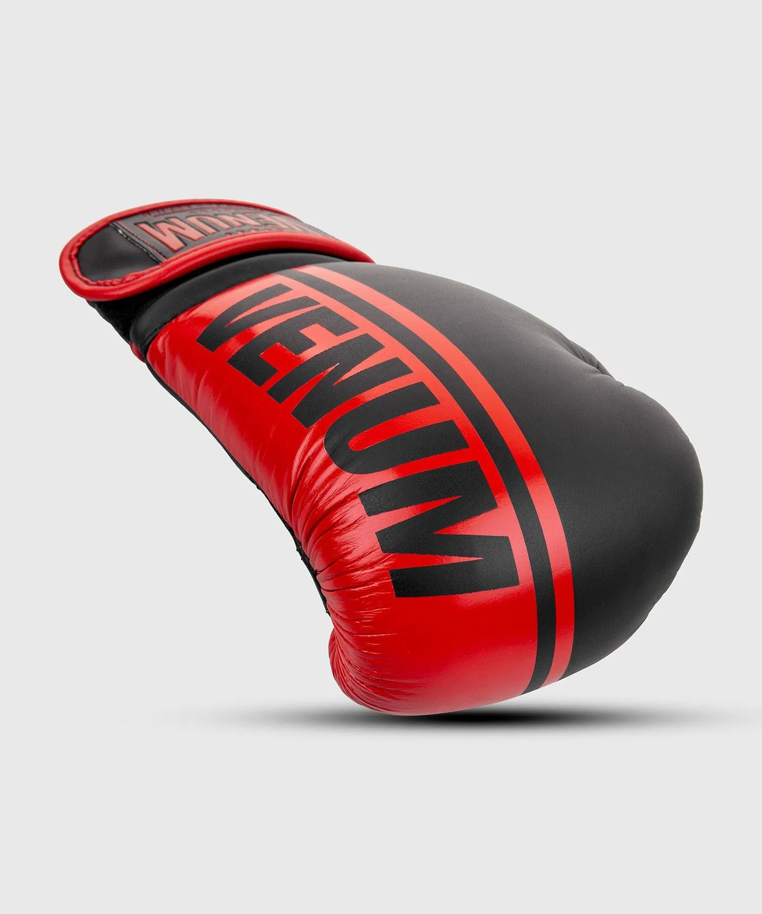 Venum Shield Pro Boxing Gloves Velcro - Black/Red