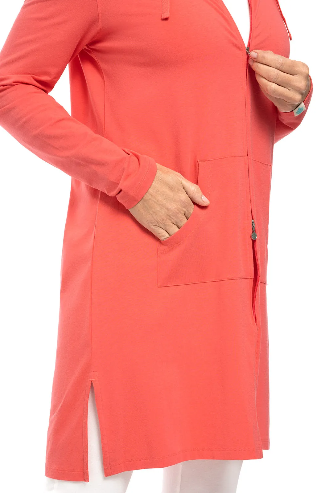 Women's Cabana Hoodie  |  Vivid Coral