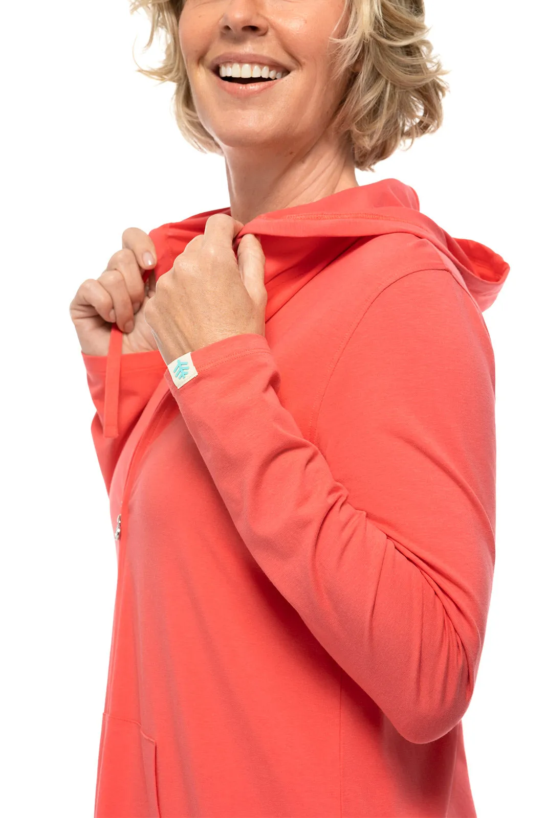 Women's Cabana Hoodie  |  Vivid Coral