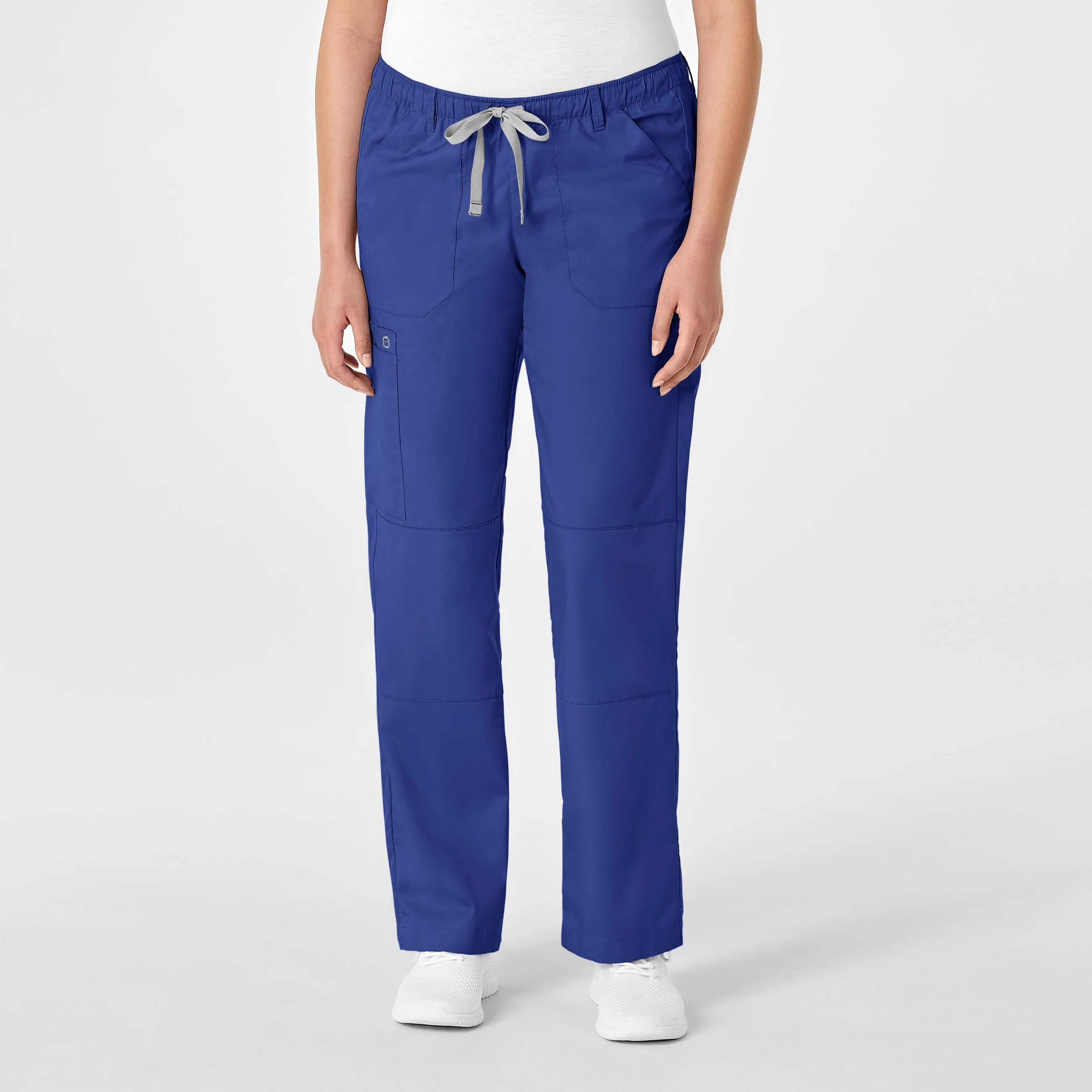 WonderWORK Women's Straight Leg Cargo Scrub Pant - Galaxy Blue